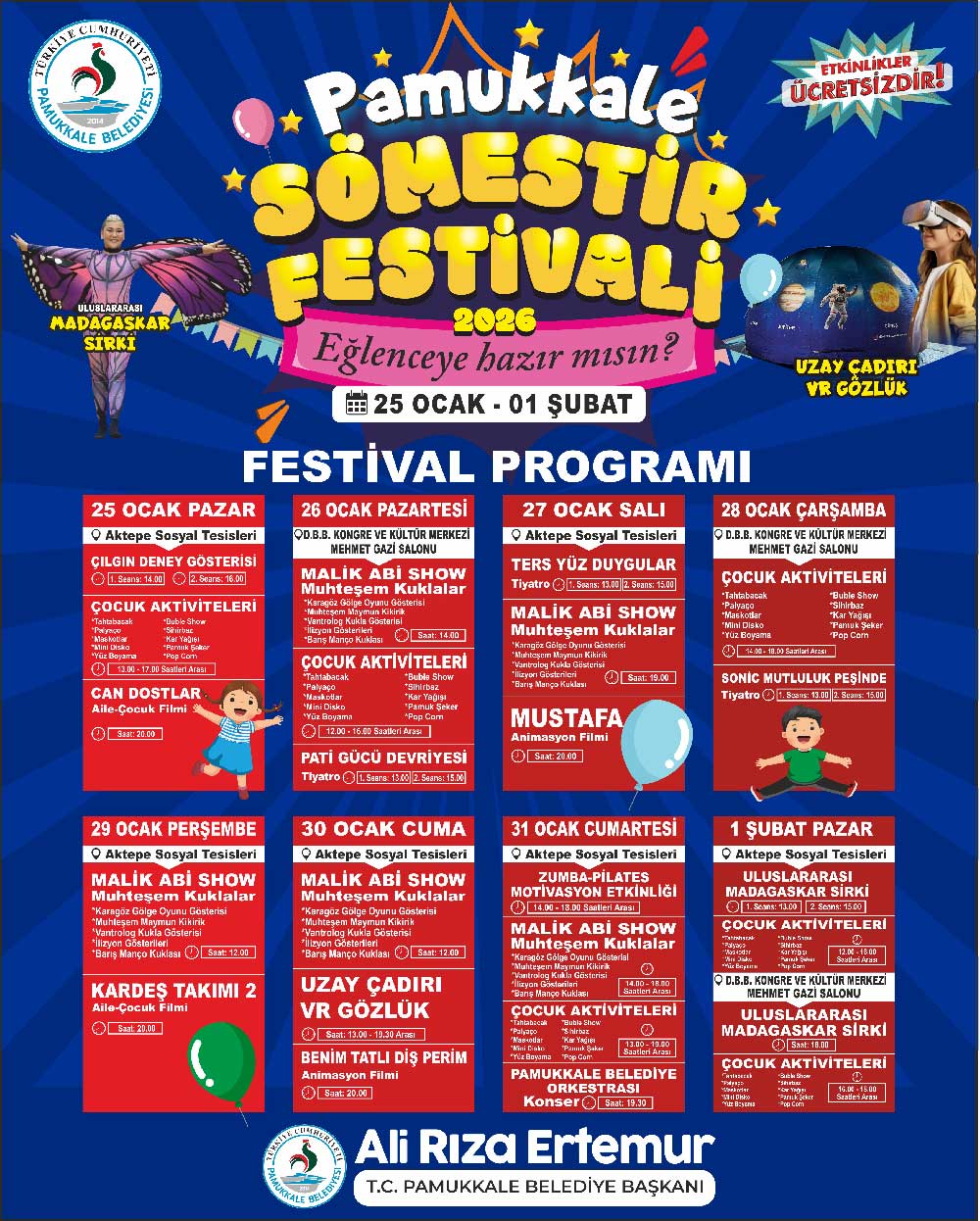 Pamukkalede Cocuklar Icin Dopdolu Somestir Festivali Basliyor 1