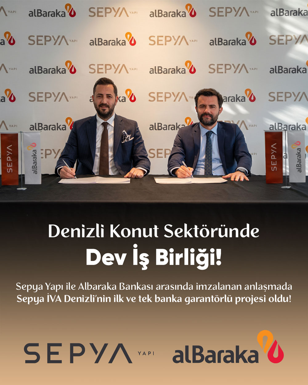 Denizli Konut Sektorunde Dev Isbirligi Sepya Albaraka 1