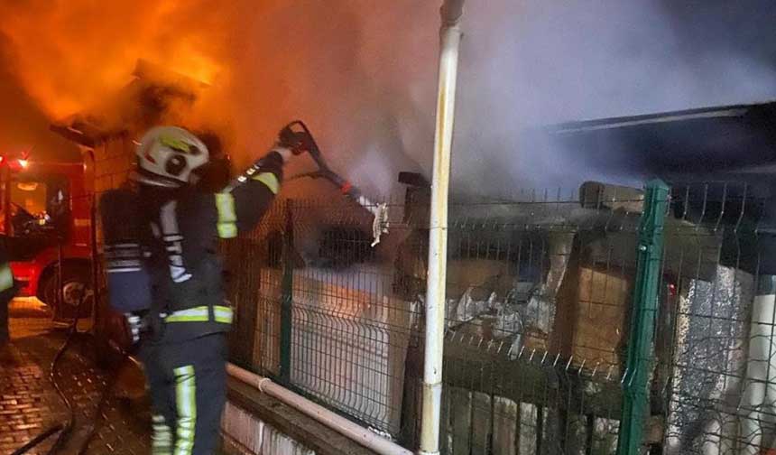 Denizlide Odunluk Yangini Korkuttu 1