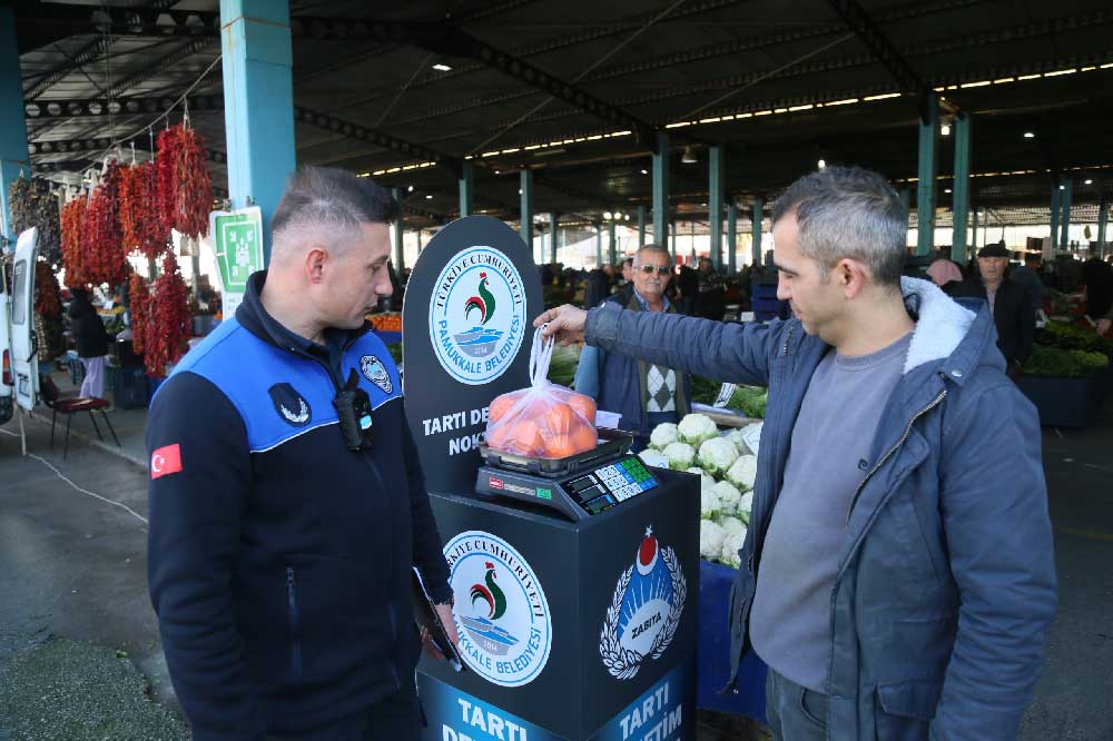Pamukkale Belediyesinden Pazar Yerlerinde Siki Denetim 1
