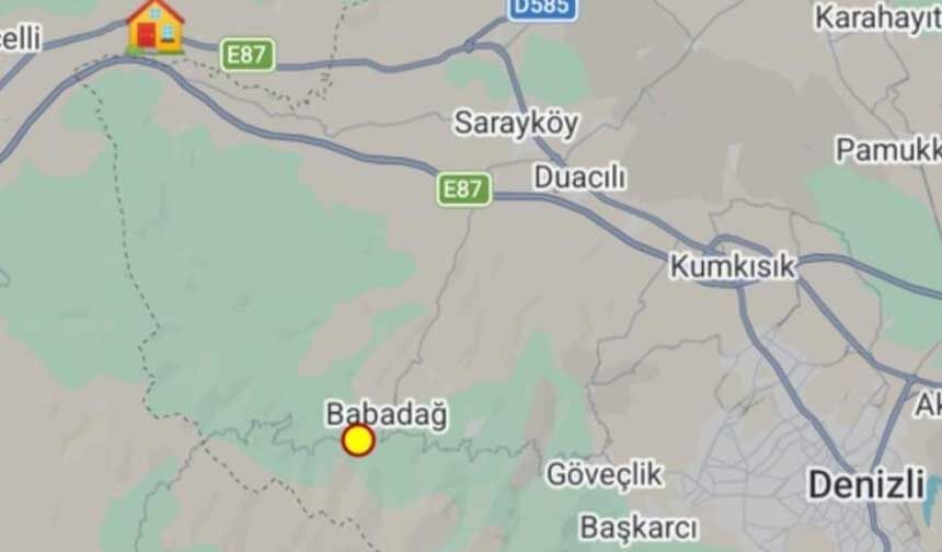 Denizli Gece 36 Buyuklugunde Depremle Sallandi