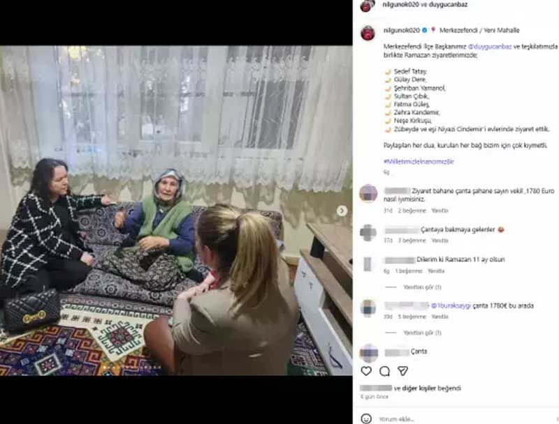 Denizli Milletvekili Okun Luks Cantasina Elestiri Yagiyor