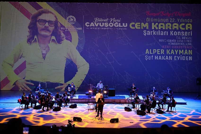 Anadolu Rock Muziginin Efsane Ismi Cem Karaca Eserleriyle Denizlide Anildi 3