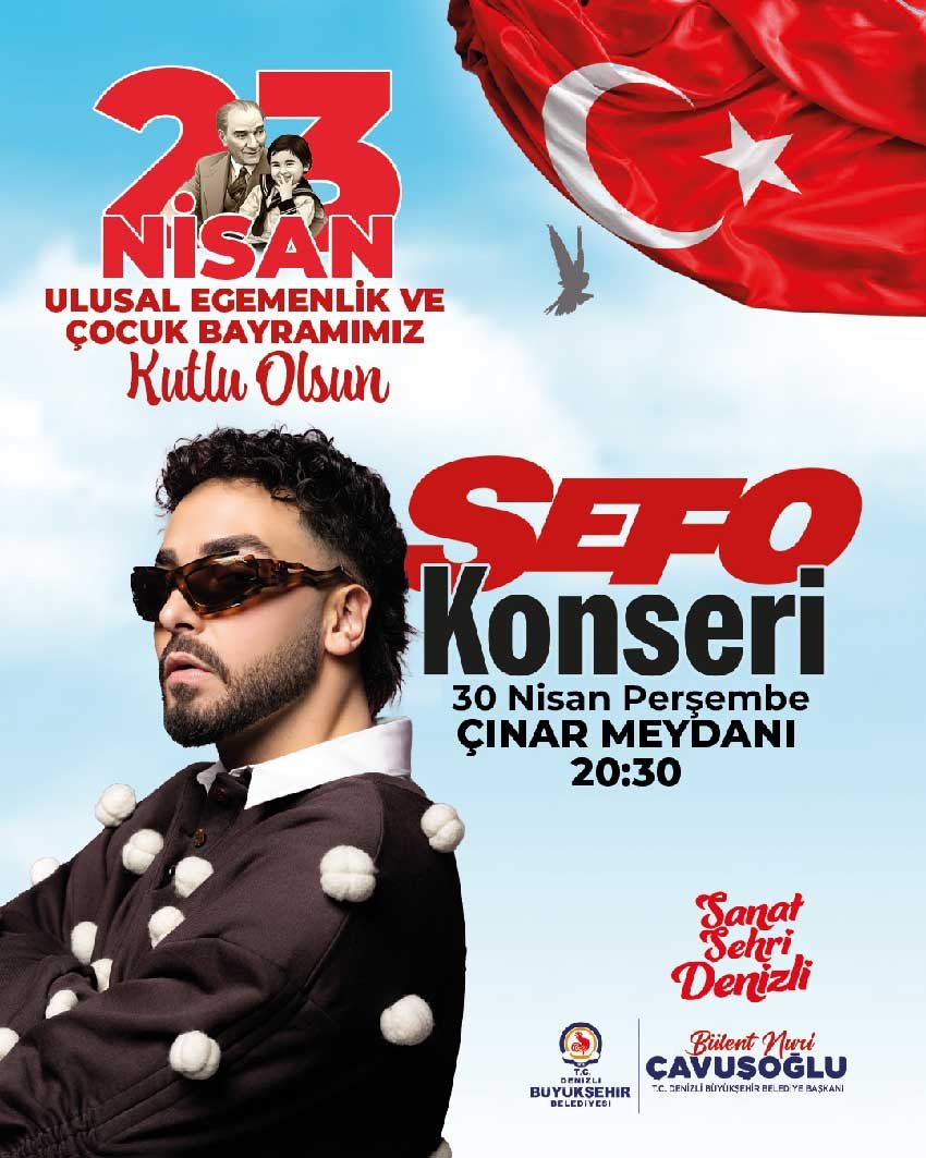 Denizli Deliklicinar Meydaninda Sefo Konseri 30 Nisanda Yapilacak 1