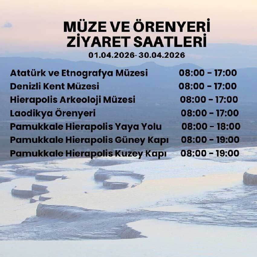 Denizlide Muze Ve Orenyerlerinin Ziyaret Saatleri Degisti 1