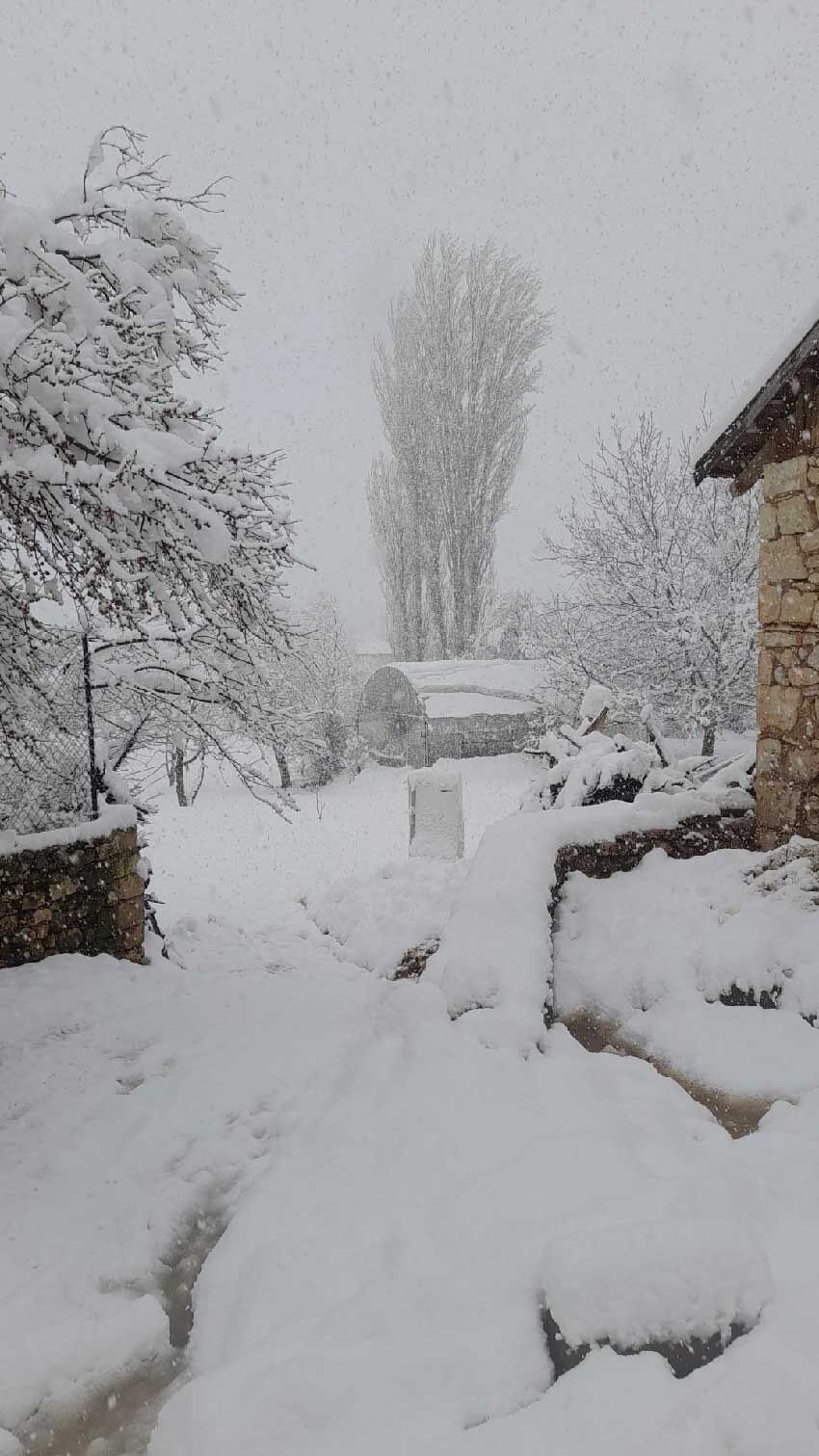 Denizlinin Yuksek Kesimlerine Baharda Kar Yagdi 1