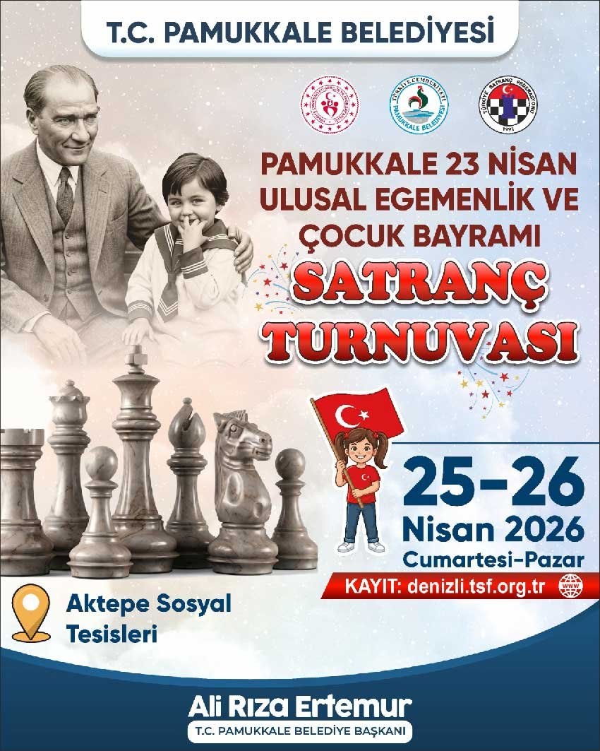 Pamukkalede Bayram Coskusu Satranc Tahtasina Tasiniyor 1