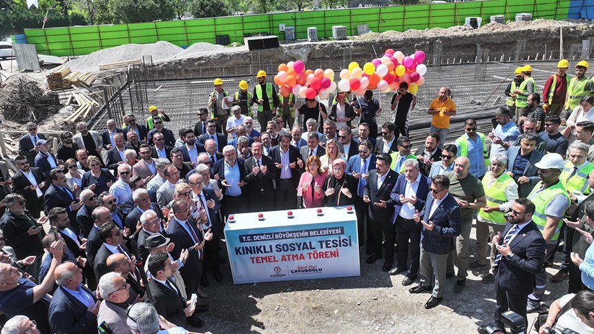 Sosyal Belediyecilikte Dev Adim Kinikli Sosyal Tesisinin Temeli Atildi 1