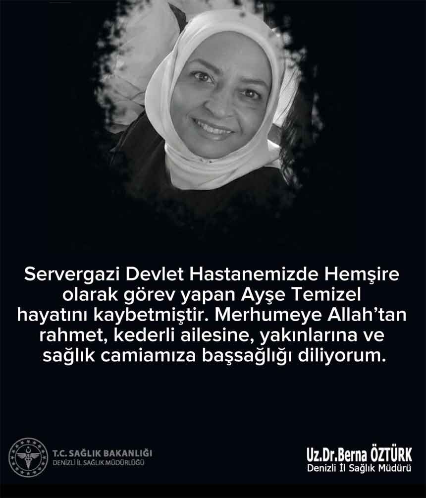 Ayse Hemsireden Aci Haber Tedavi Gordugu Hastanede Yasamini Yitirdi 1