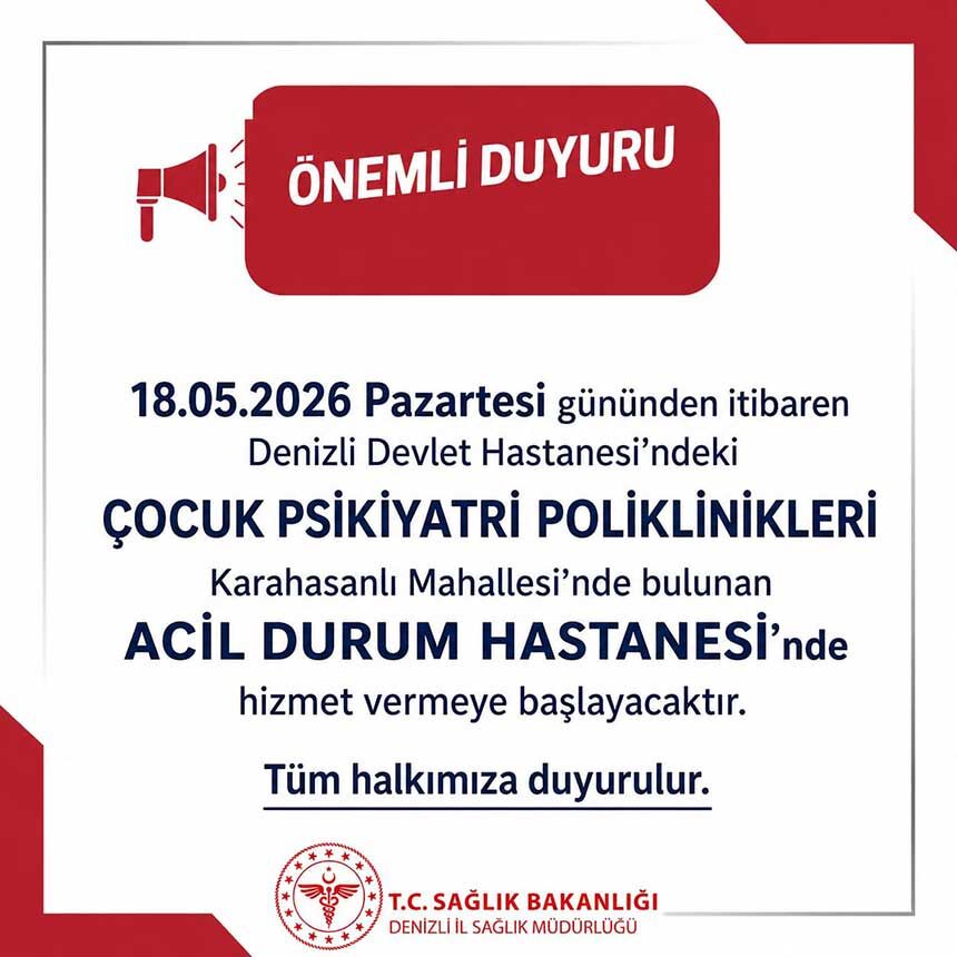 Denizli Devlet Hastanesinden Bir Bolum Daha Acil Durum Hastanesine Tasiniyor 1