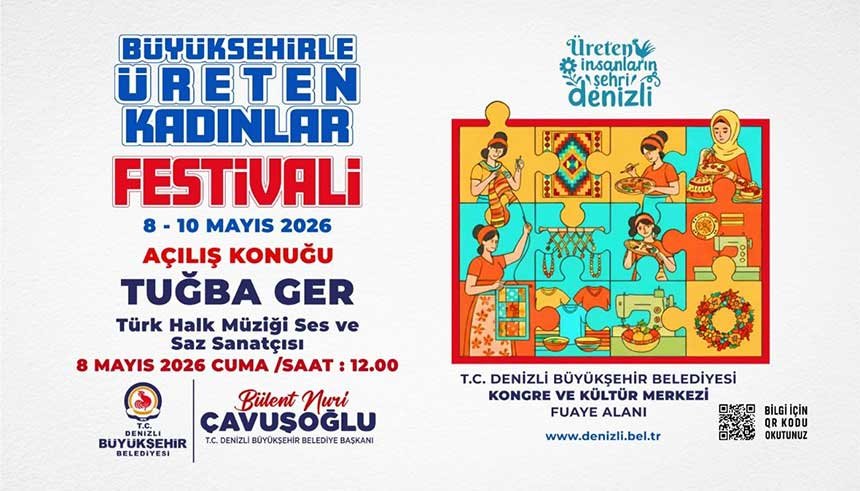 Denizlide Ureten Kadinlar Festivali 8 Mayista Kapilarini Aciyor