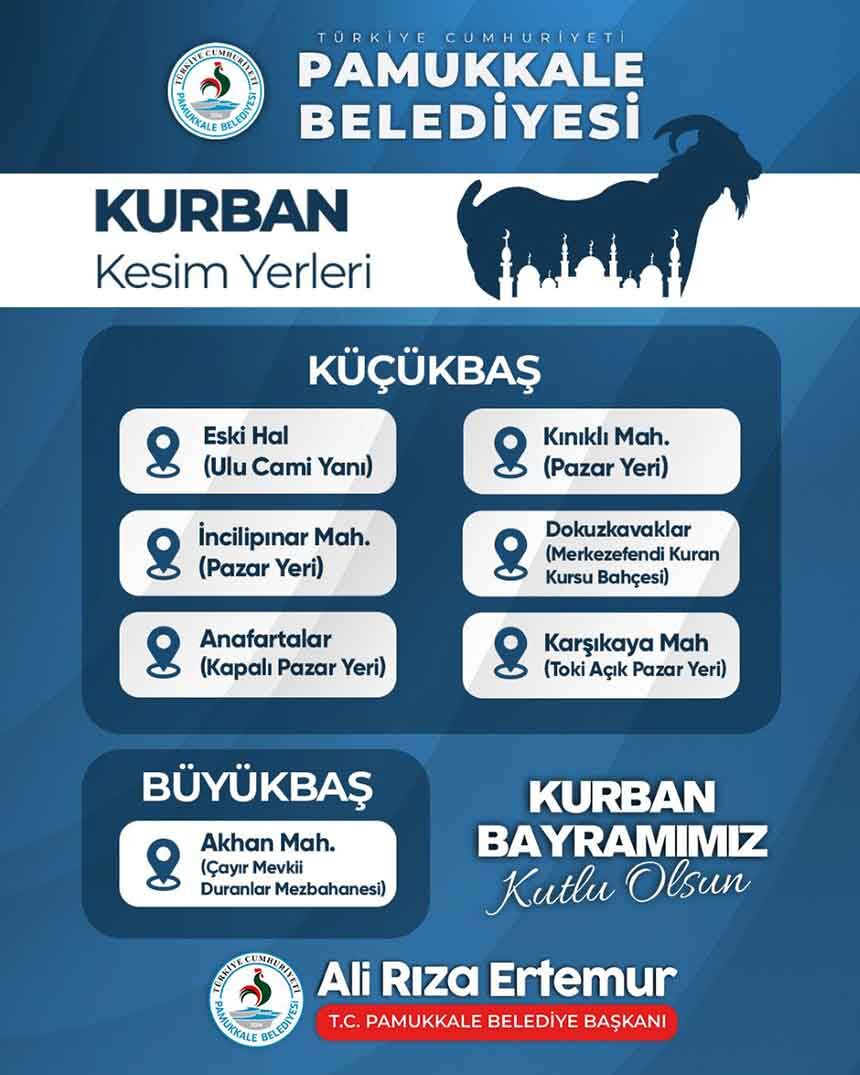 Pamukkale Belediyesi Kurban Bayrami Hazirliklarini Tamamladi 1