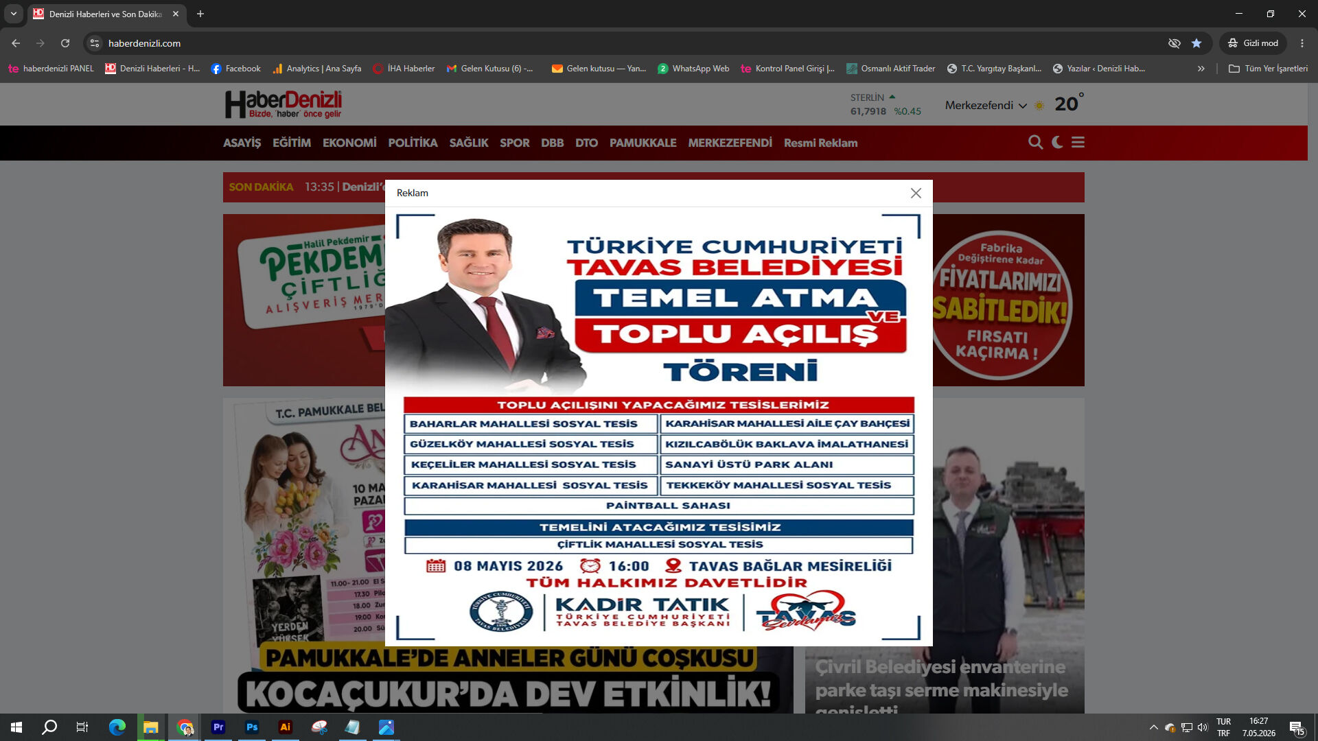 Tavas Belediyesi Reklam