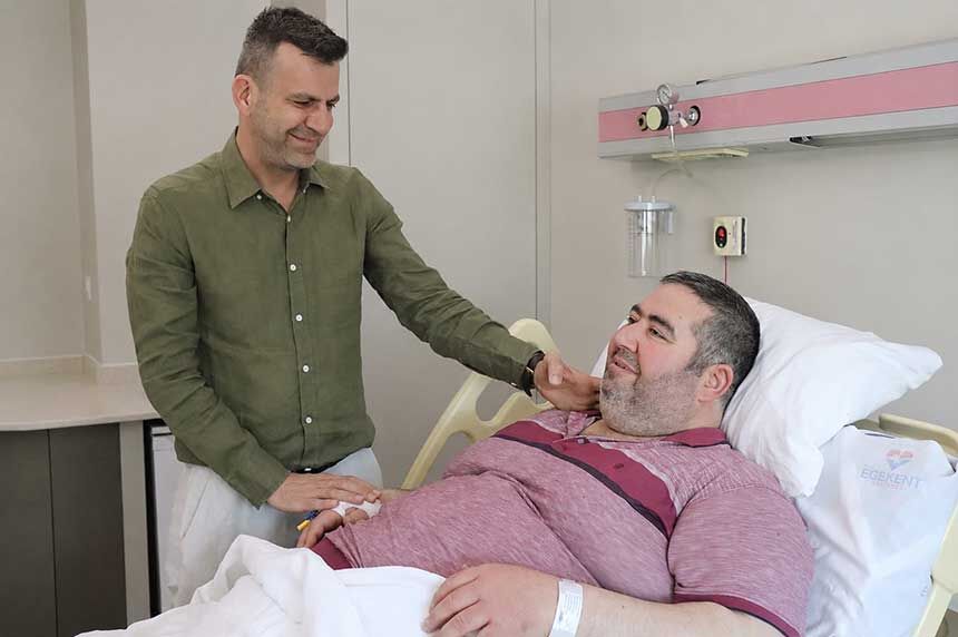 240 Kilo Agirligindaki Mehmet Aygun Tup Mide Ameliyati Icin Denizliyi Secti 1