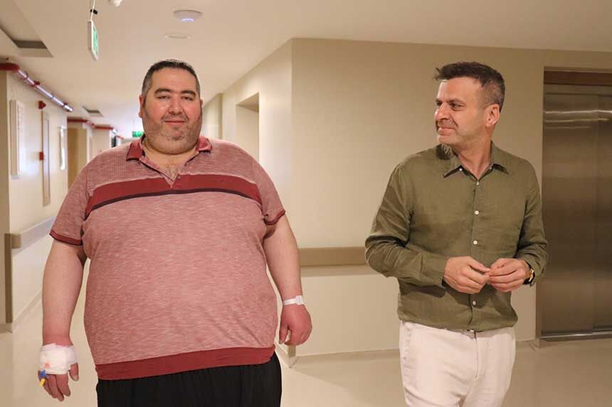 240 Kilo Agirligindaki Mehmet Aygun Tup Mide Ameliyati Icin Denizliyi Secti 2