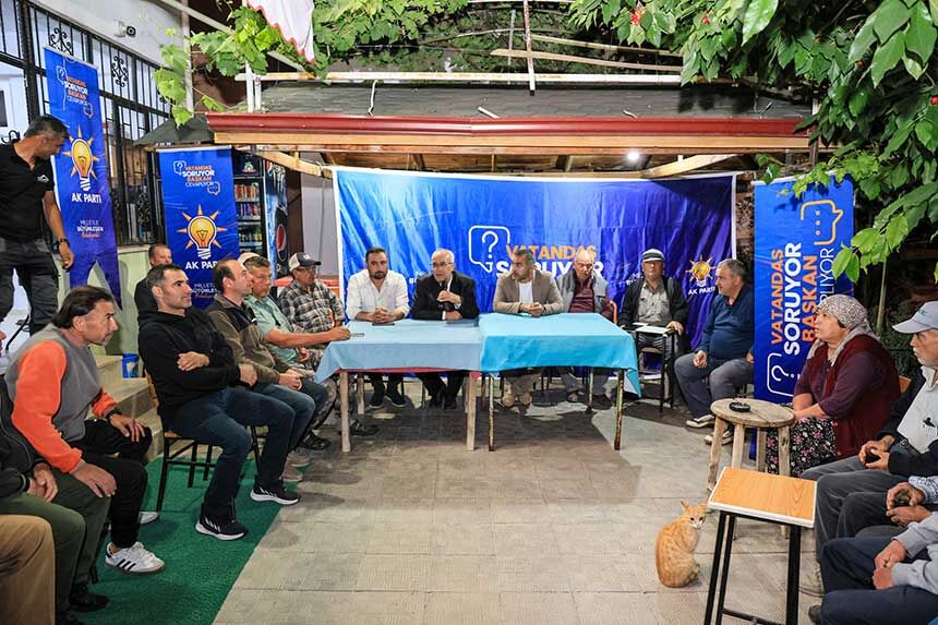 Cameli Belediye Baskani Cengiz Arslan Arikaya Mahallesi Sakinleriyle Bulustu