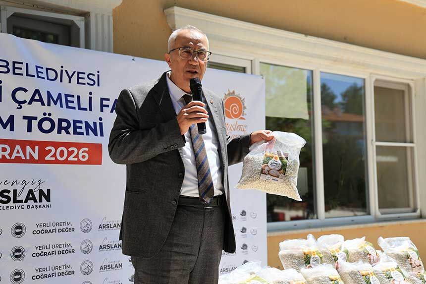 Cameli Belediyesinden Ureticiye 100 Hibeli Cografi Isaretli Cameli Fasulyesi Tohumu Destegi 1