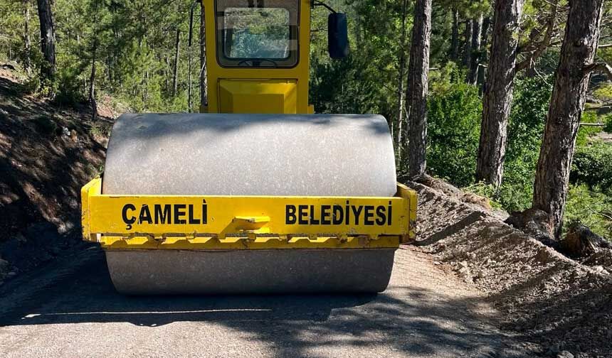 Camelinin Yaylapinar Mahallesinde Yol Duzenleme Calismalari Devam Ediyor 1