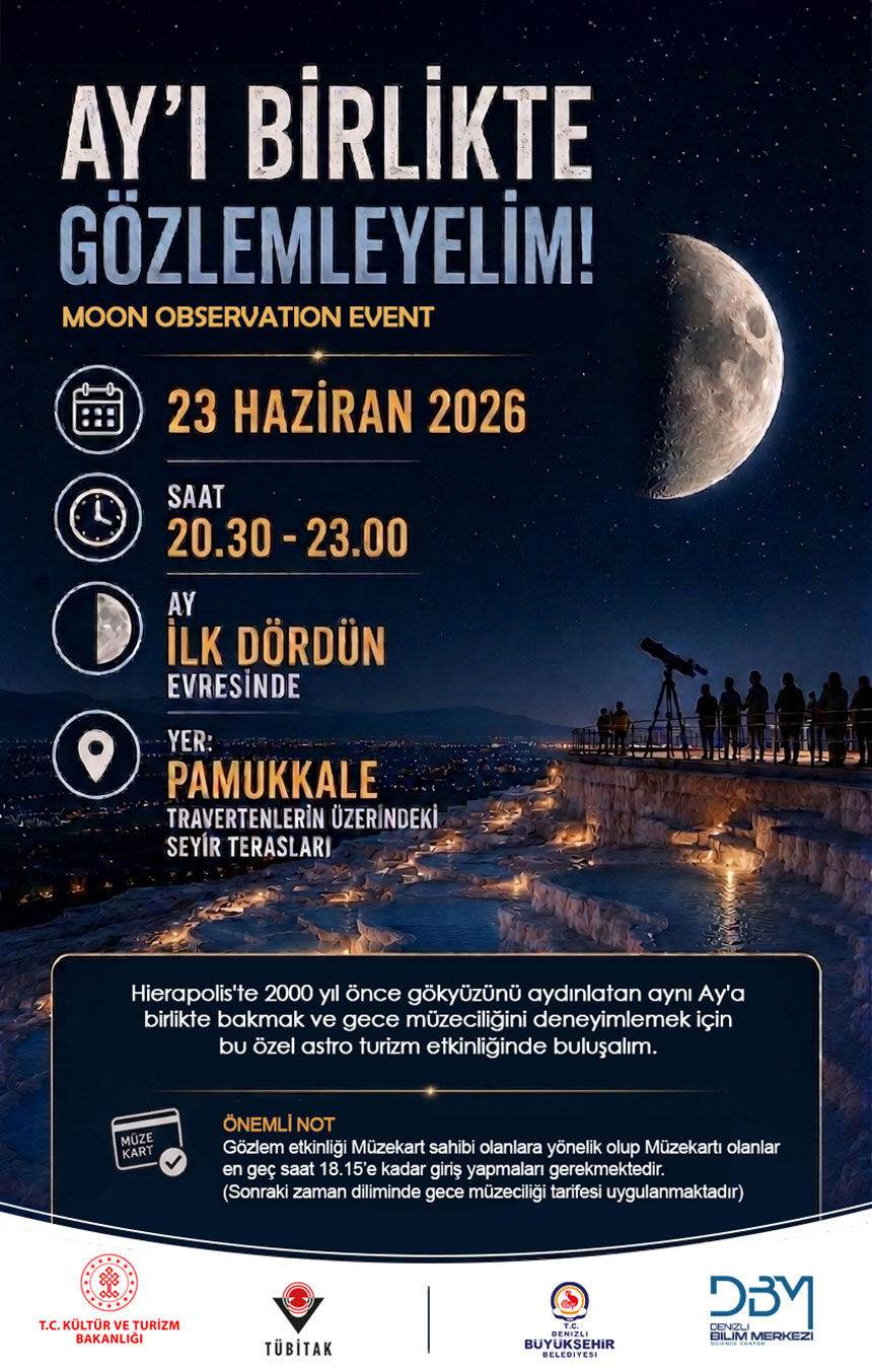 Denizli Bilim Merkezinden Gokyuzu Tutkunlarina Ozel Etkinlik