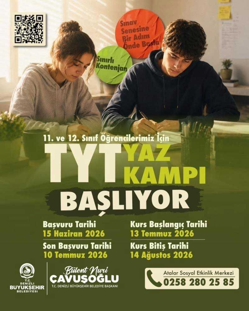 Denizli Buyuksehir Universiteye Hazirlanan Genclerin Yaninda