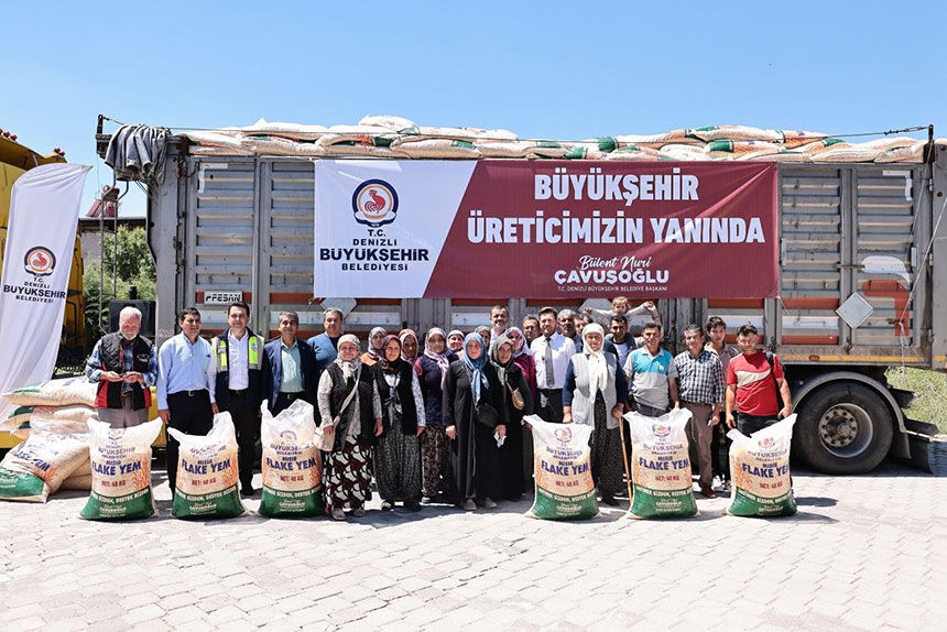 Denizli Buyuksehirin Yem Dagitiminda Ikinci Hafta Basladi 4