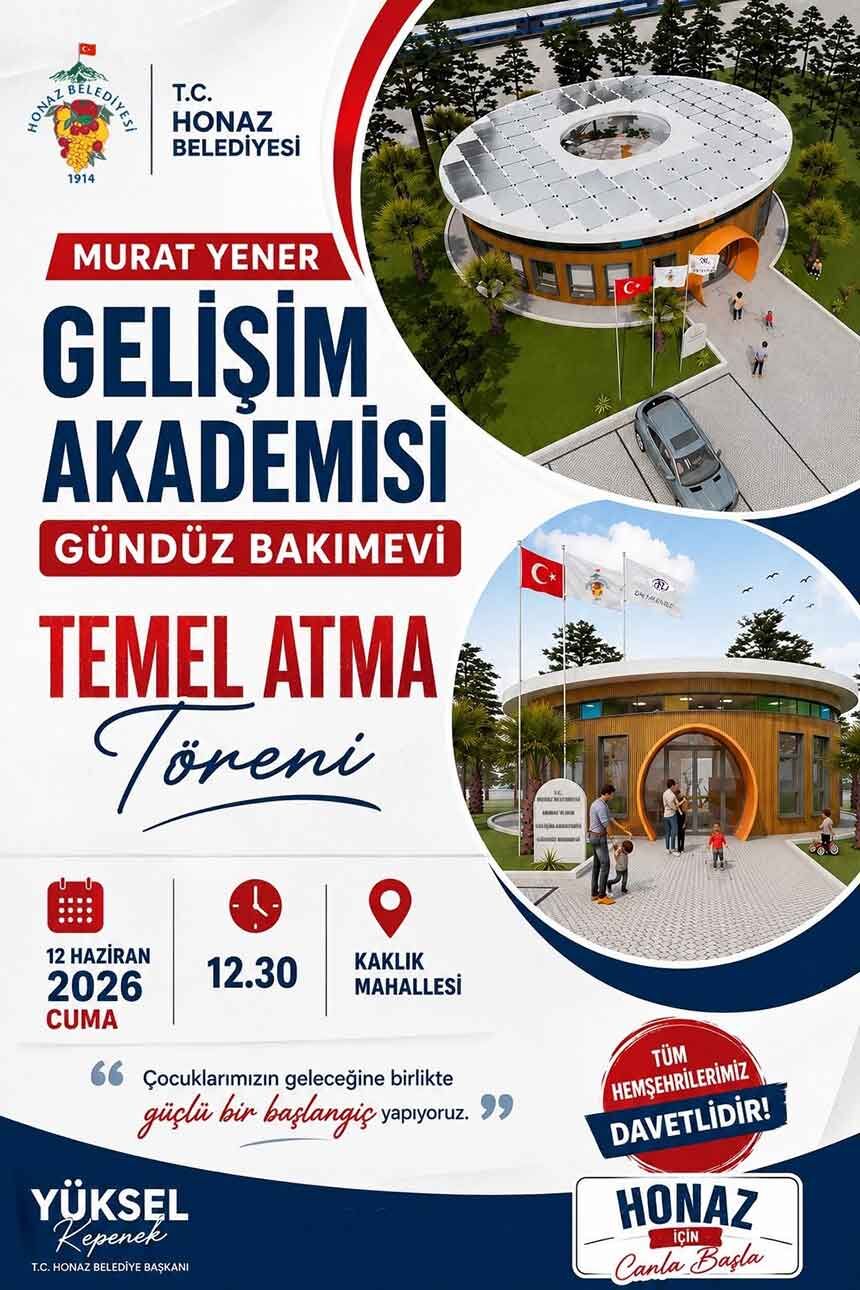 Denizli Honaz Belediyesi Murat Yener Gelisim Akademisi Gunduz Bakimevinin Temeli Atiliyor 1