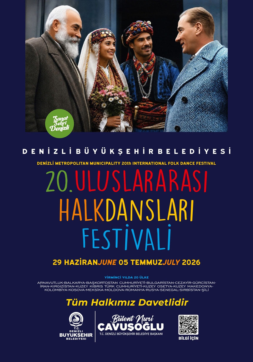 Denizlide 20 Uluslararasi Halk Danslari Festivali Basliyor 3