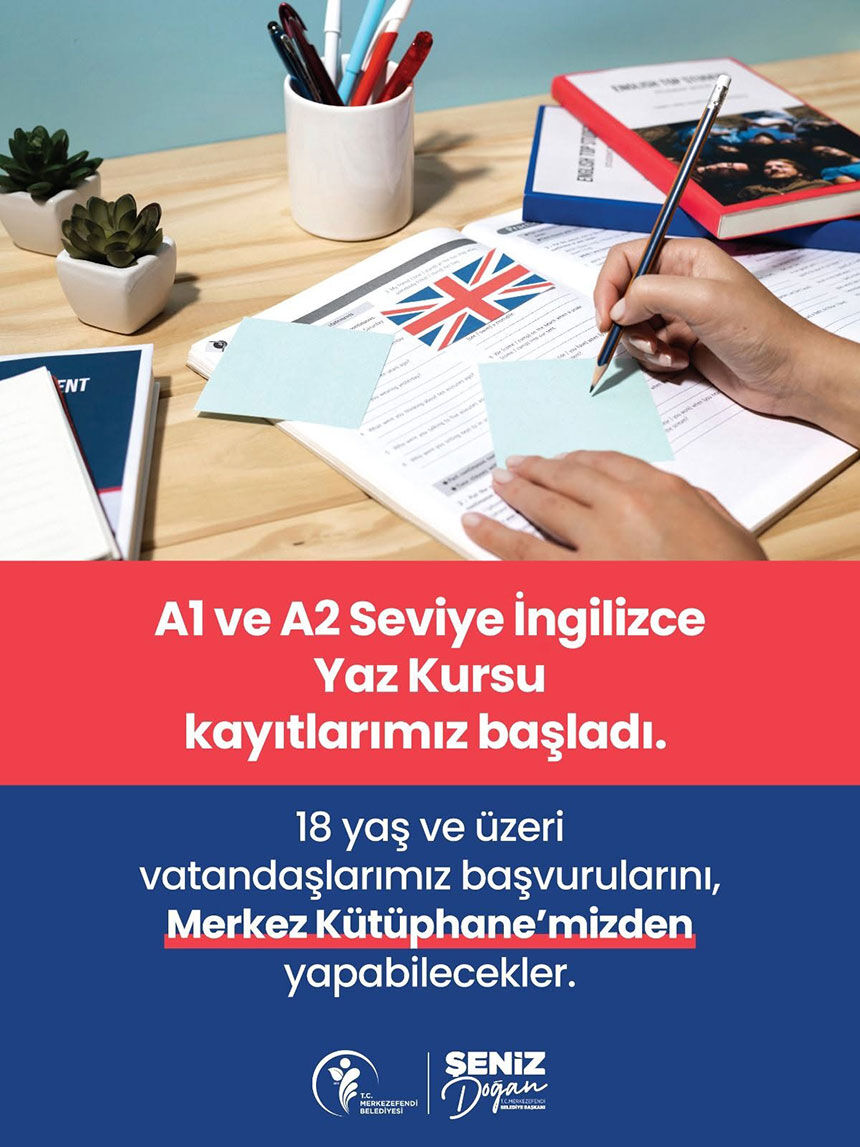 Merkezefendi A1 Ve A2 Seviye Ingilizce Kurs Kayitlari Basladi 1