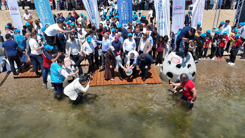 Oyak Cimentodan Dev Cevre Yatirimi Marmara Denizine 6 Bin Yavru Balik Birakildi5