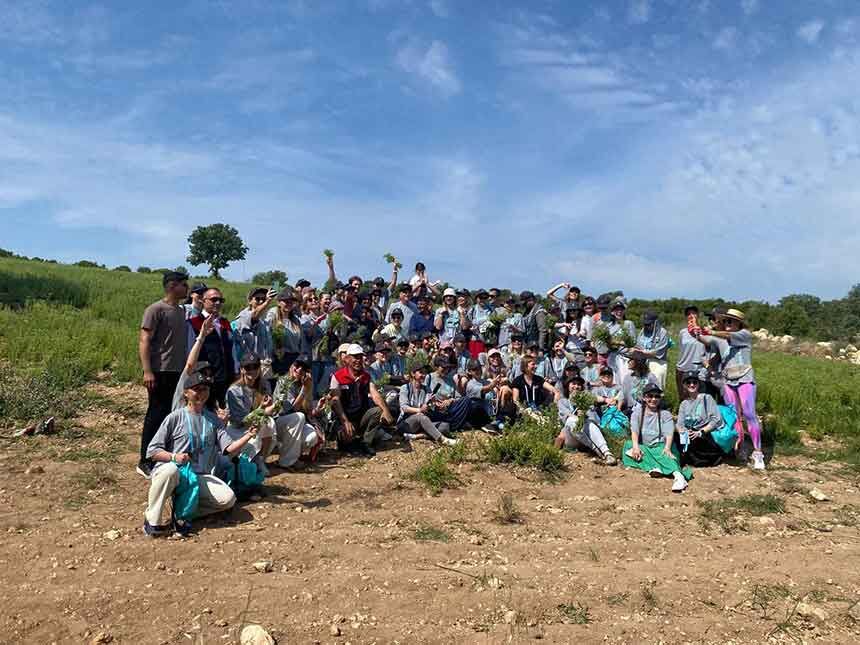Pamukkalede 150 Kisilik Rus Kafilesi Gozlerde Kekik Hasadi Yapti 5