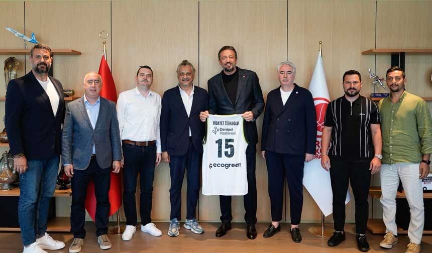Denizli Basketten Tbf Baskani Turkogluna Ziyaret