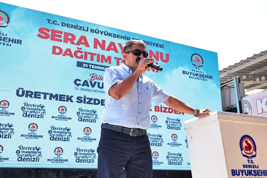 Denizli Buyuksehirden Ureticiye Buyuk Destek Sera Naylonu Dagitimlari Kaleden Basladi 3