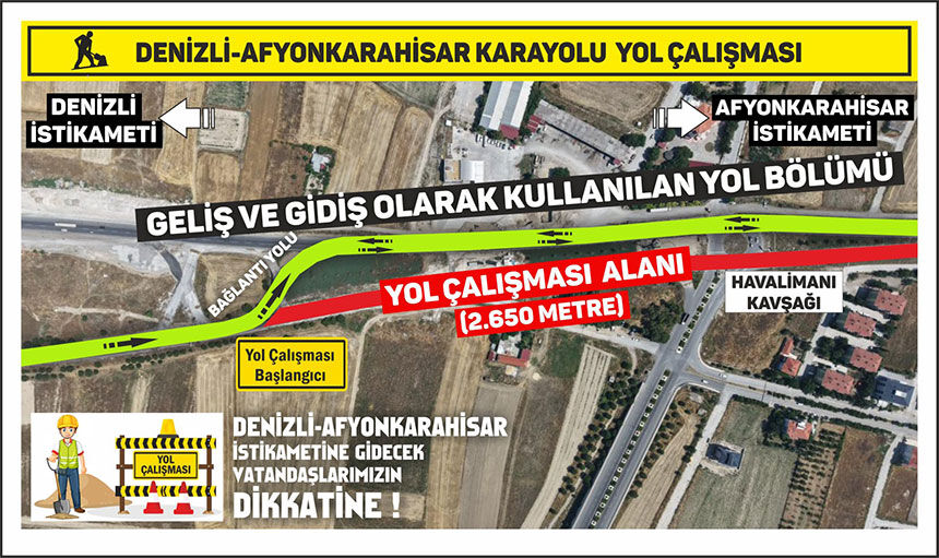 Denizli Emniyeti Uyardi Cardak Havalimani Yolunda Trafik Cilesi 2