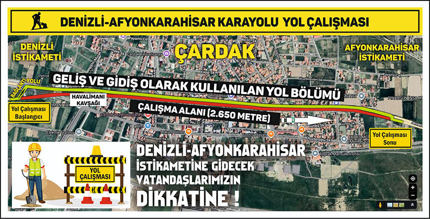 Denizli Emniyeti Uyardi Cardak Havalimani Yolunda Trafik Cilesi 3