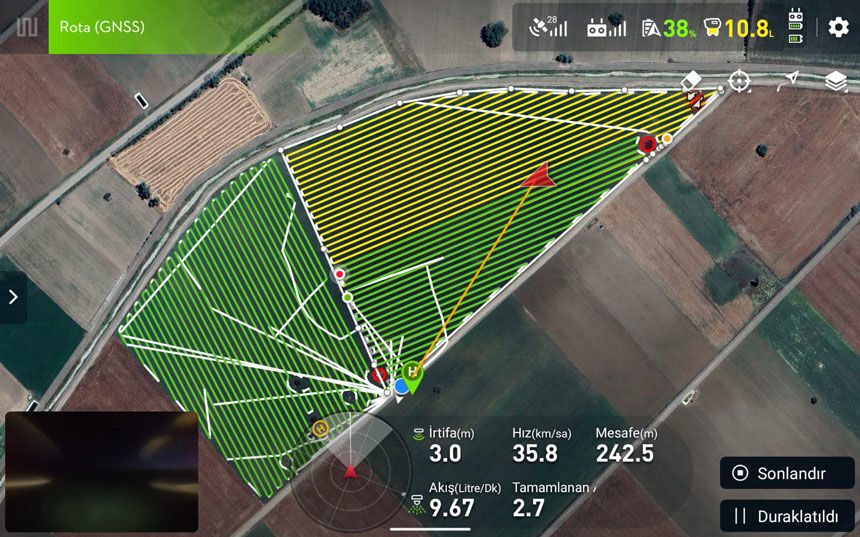 Denizli Tavas Borsa 20 Nohut Drone1