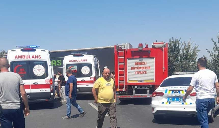 Denizlide Katliam Gibi Kaza Karsi Seride Gecen Tir Sarampole Uctu