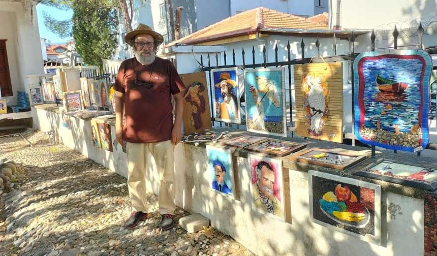 Denizlili Sanatci Ismail Aytactan Koycegizde Buyuleyici Mozaik Sergisi 1