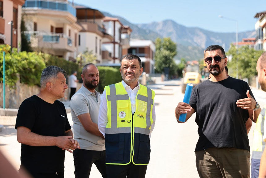 Gerzele Mahallesinde Dev Donusum Baskan Cavusoglu Calismalari Sahada Inceledi1