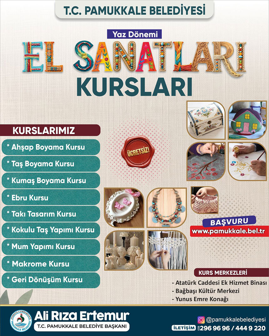 Pamukkale Ucretsiz Kurs