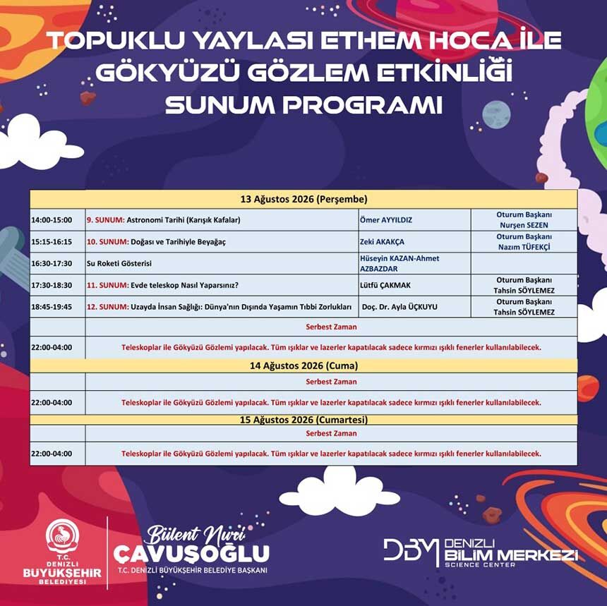 Beyagac Topuklu Yaylasi Gokyuzu Gozlem Senligi Basladi