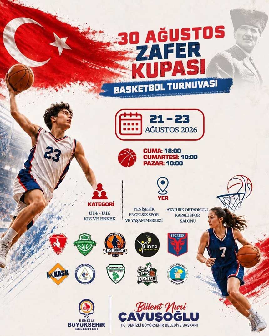 Denizli Buyuksehirden 30 Agustosa Ozel Spor Soleni Zafer Kupasi Heyecani Basliyor 1
