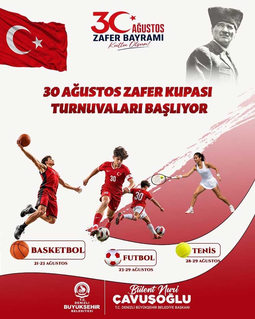 Denizli Buyuksehirden 30 Agustosa Ozel Spor Soleni Zafer Kupasi Heyecani Basliyor 2