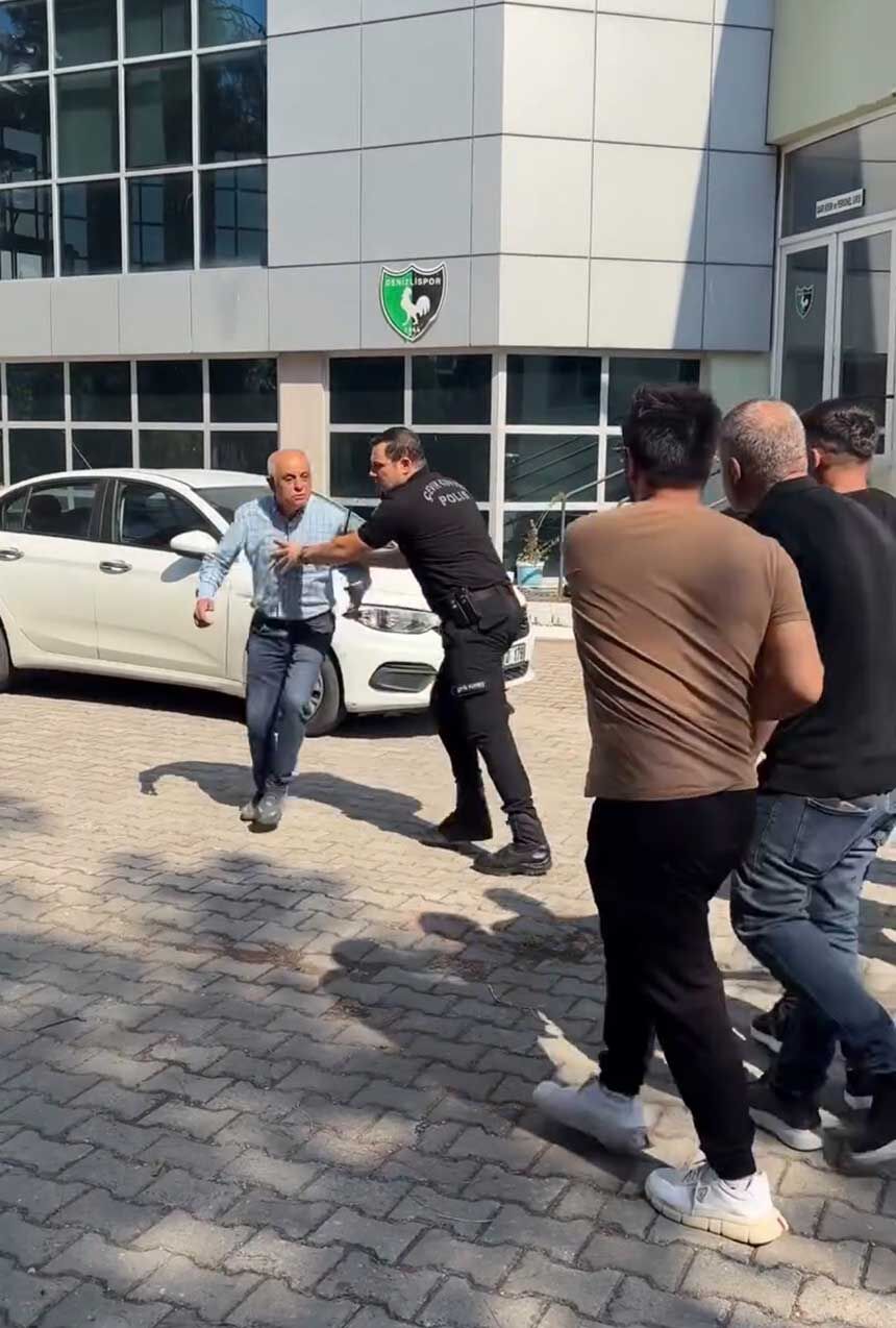 Denizlispor Tesislerinde Olay Taraftarla Baskan Urkay Karsi Karsiya Geldi 2