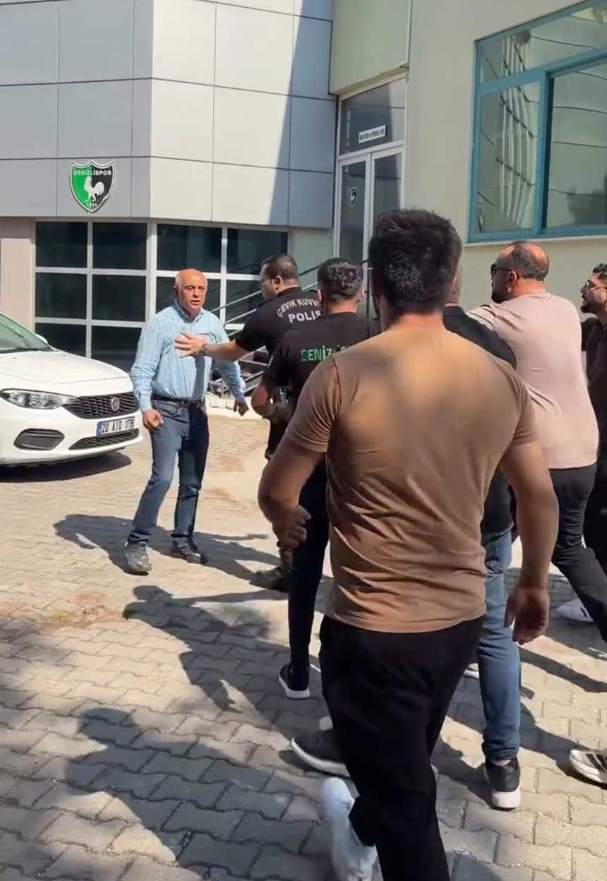 Denizlispor Tesislerinde Olay Taraftarla Baskan Urkay Karsi Karsiya Geldi 3