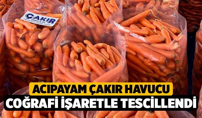 Acıpayam Çakır Havucu Coğrafi İşaretle Tescillendi