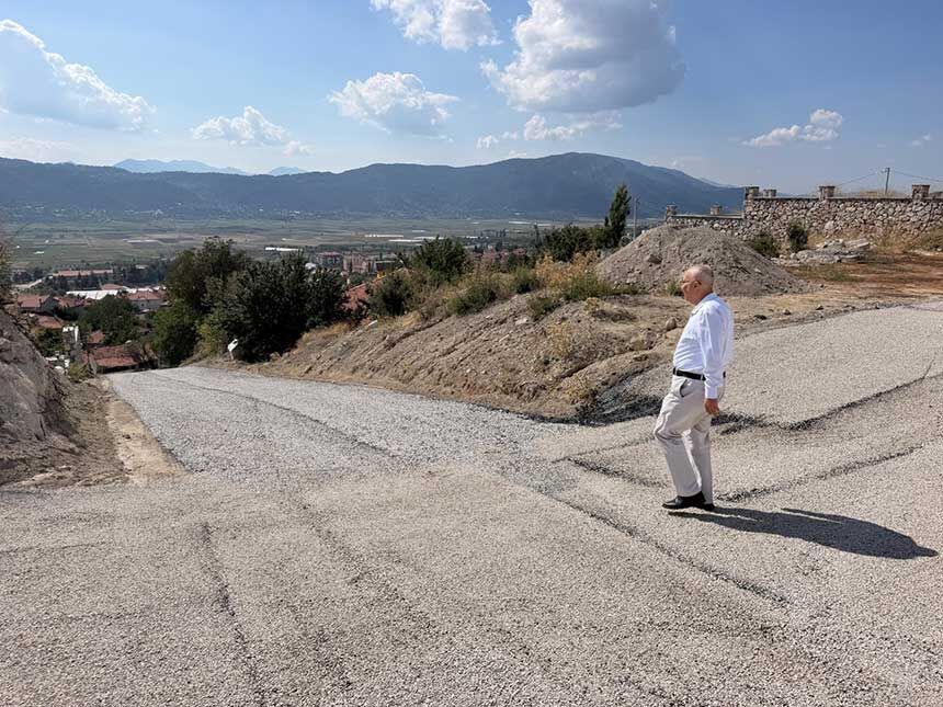 Camelide Asfalt Seferberligi Suruyor Baskan Arslan Calismalari Yerinde Inceledi 2