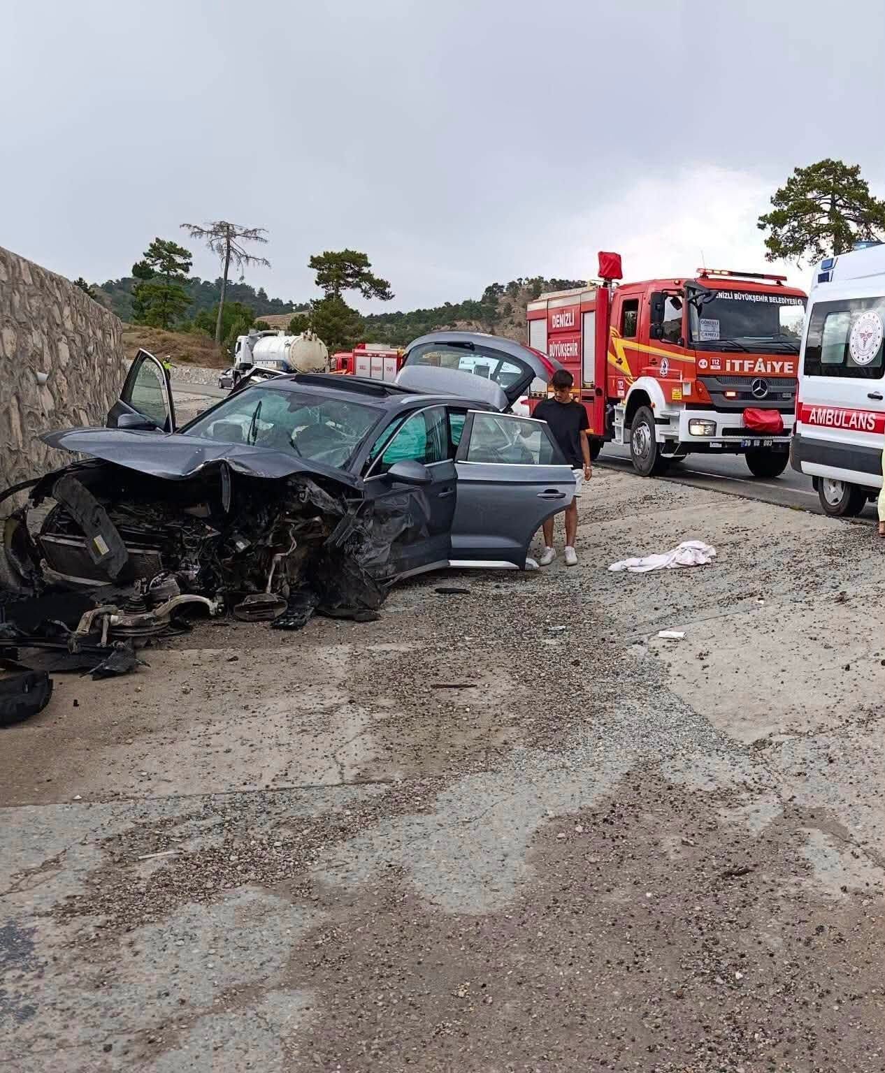 Denizli Acipayam Aliveren Kaza 2 Olu