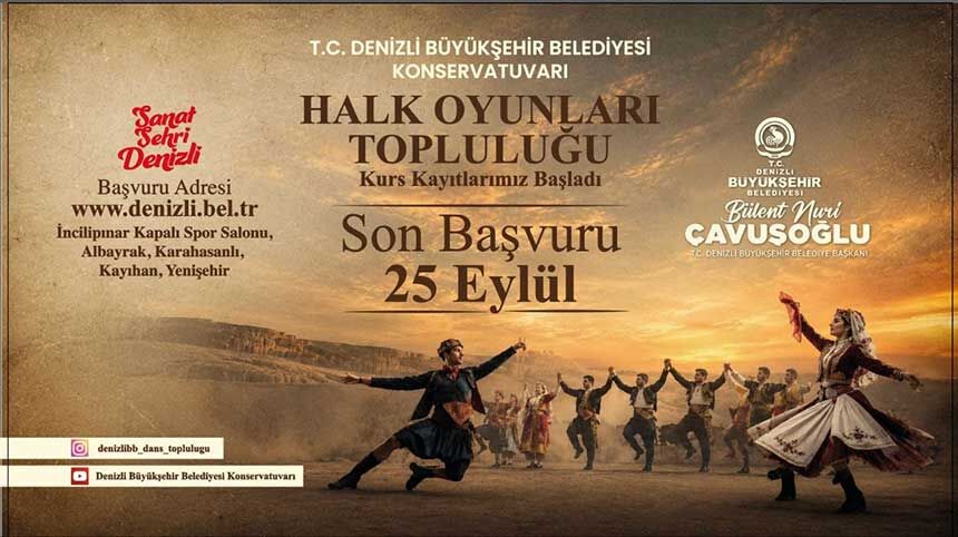 Denizli Buyuksehir Belediyesi Halk Oyunlari Kursu Kayitlari Baslad