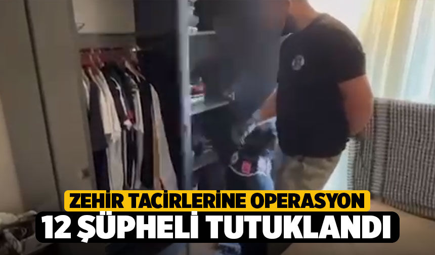 Denizli'de Zehir Tacirlerine Ağır Darbe: Operasyonla Yakalanan 12 'Torbacı' Tutuklandı!