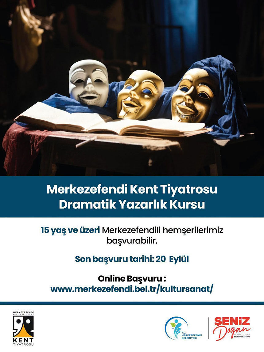 Merkezefendi Belediyesi Ucretsiz Tiyatro Ve Yazarlik Kursu Basvurulari Basladi 1